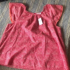 GapKids NWT floral top XXL